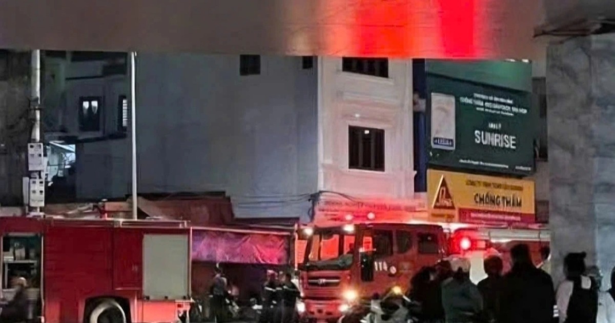 Cháy nhà trọ ở Hải Phòng, hai người bị bỏng nặng