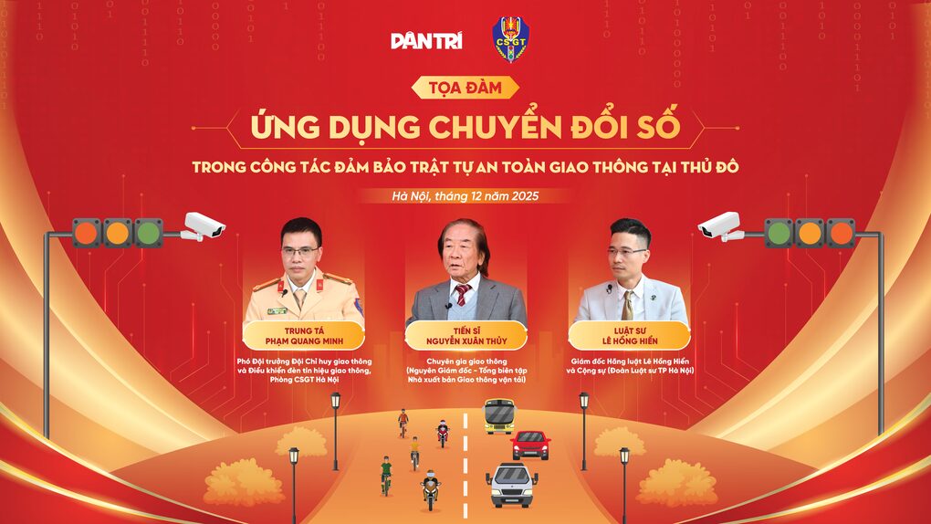 Tọa đàm ứng dụng chuyển đổi số trong công tác đảm bảo trật tự ATGT ở Hà Nội - 1 Tọa đàm ứng dụng chuyển đổi số trong công tác đảm bảo trật tự ATGT ở Hà Nội - 1