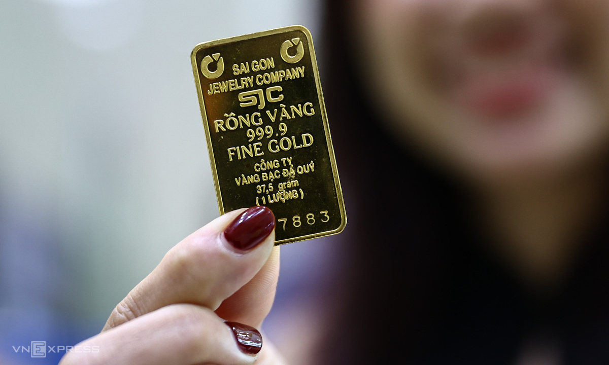 Giá vàng miếng tăng 800.000 đồng
