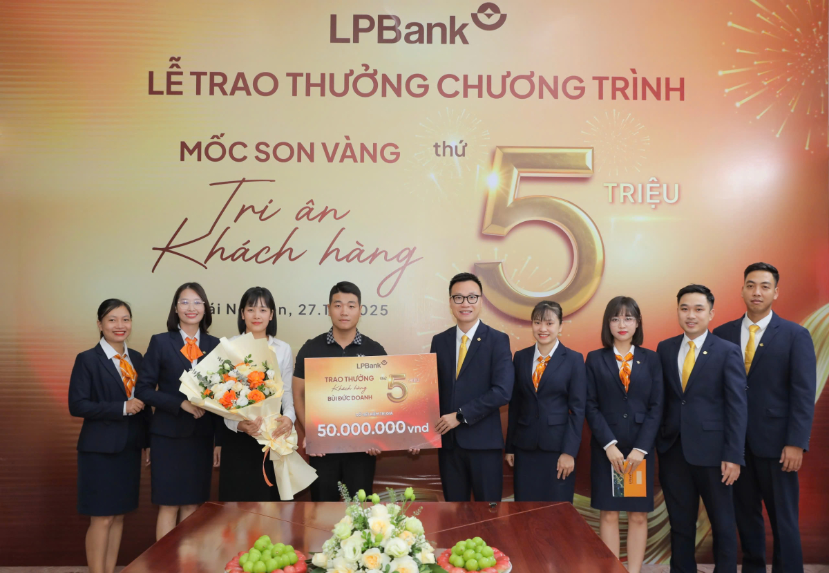 LPBank đạt mốc 5 triệu khách hàng