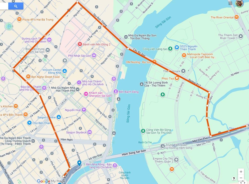 TPHCM cấm xe qua hầm vượt sông Sài Gòn trong 5 giờ - 1 TPHCM cấm xe qua hầm vượt sông Sài Gòn trong 5 giờ - 1