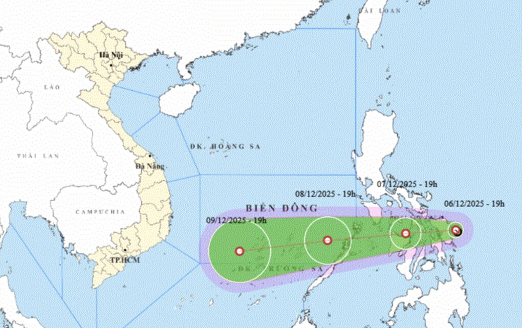Áp thấp nhiệt đới di chuyển ổn định, miền Bắc rét về đêm và sáng - 1 Áp thấp nhiệt đới di chuyển ổn định, miền Bắc rét về đêm và sáng - 1