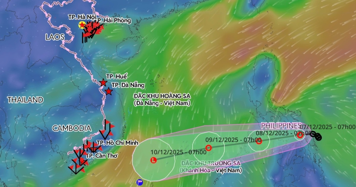 Áp thấp nhiệt đới sắp vào Biển Đông, dự báo vùng chịu ảnh hưởng