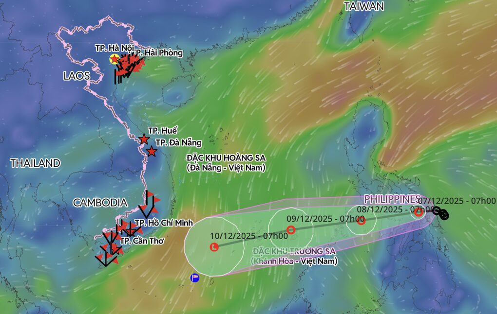 Áp thấp nhiệt đới sắp vào Biển Đông, dự báo vùng chịu ảnh hưởng - 1