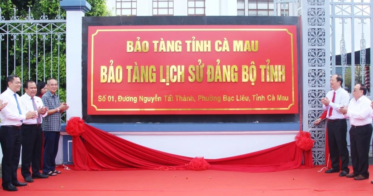 Cà Mau sử dụng trụ sở Tỉnh ủy Bạc Liêu cũ làm bảo tàng lịch sử Đảng bộ tỉnh