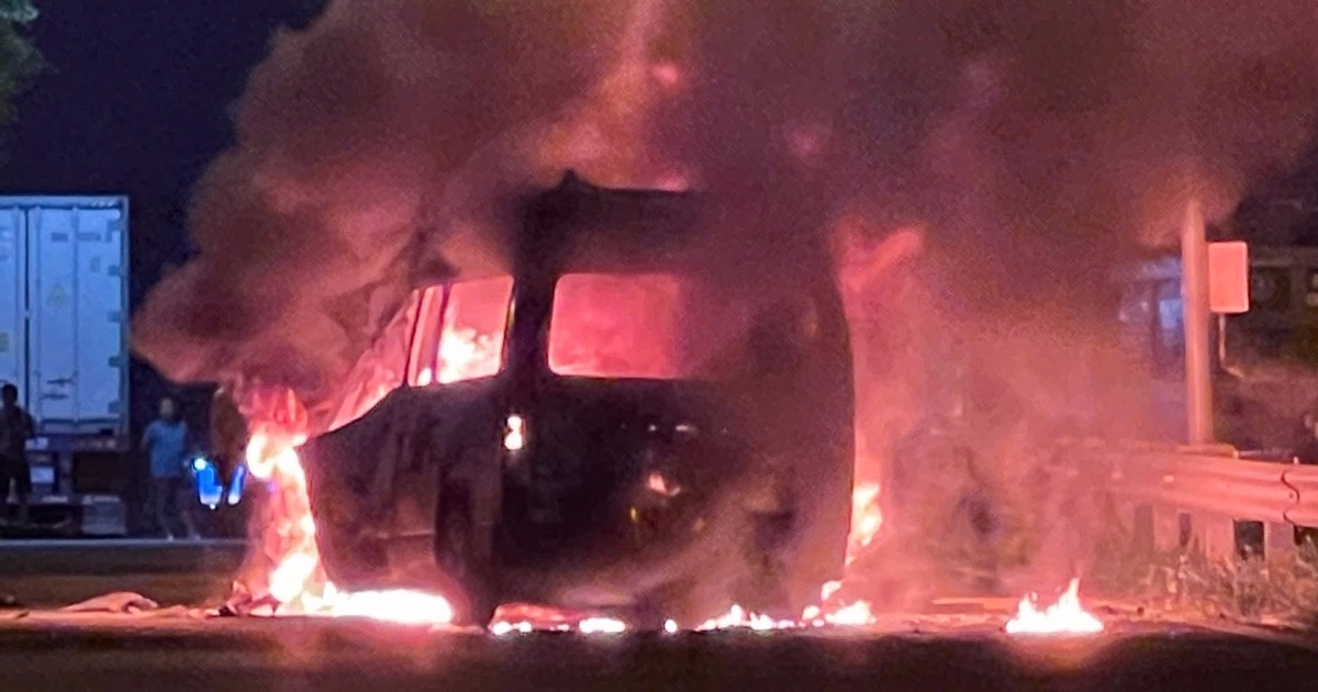 Xe cứu thương gặp nạn trên cao tốc Long Thành – Dầu Giây, 3 người tử vong