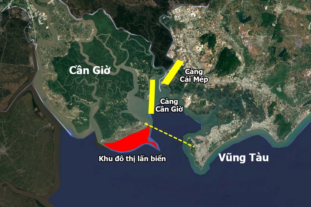 TPHCM xin ý kiến bộ, ngành về dự án đường vượt biển Cần Giờ - Vũng Tàu - 1