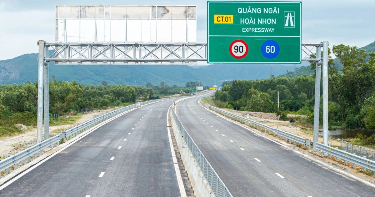 Cao tốc Quảng Ngãi – Hoài Nhơn sẽ được thông xe vào ngày 19/12