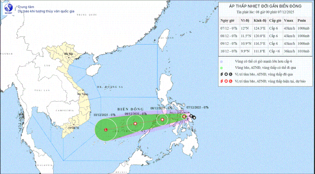 TPHCM ứng phó với áp thấp nhiệt đới mới đang hướng vào Biển Đông - 1 TPHCM ứng phó với áp thấp nhiệt đới mới đang hướng vào Biển Đông - 1