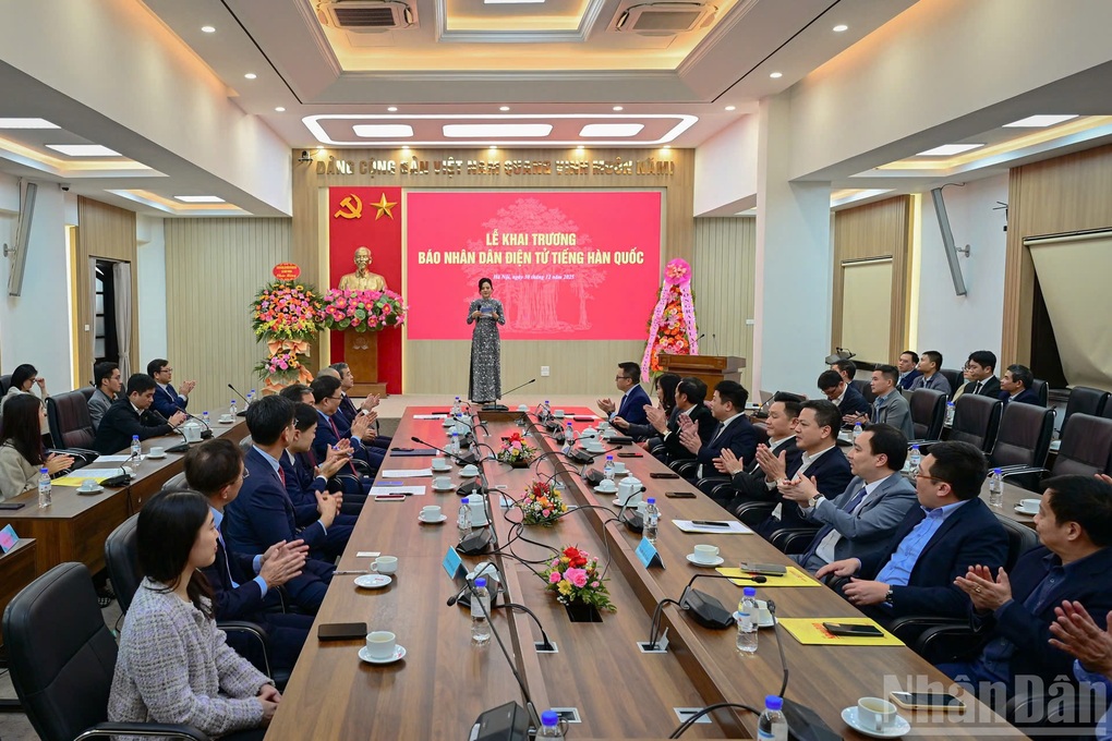 Chính thức khai trương Báo Nhân Dân điện tử tiếng Hàn Quốc - 1