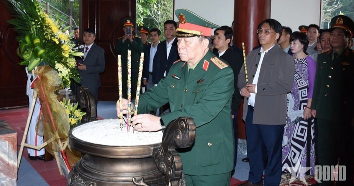 Đại tướng Nguyễn Trọng Nghĩa chủ trì các hoạt động tri ân tại Cao Bằng