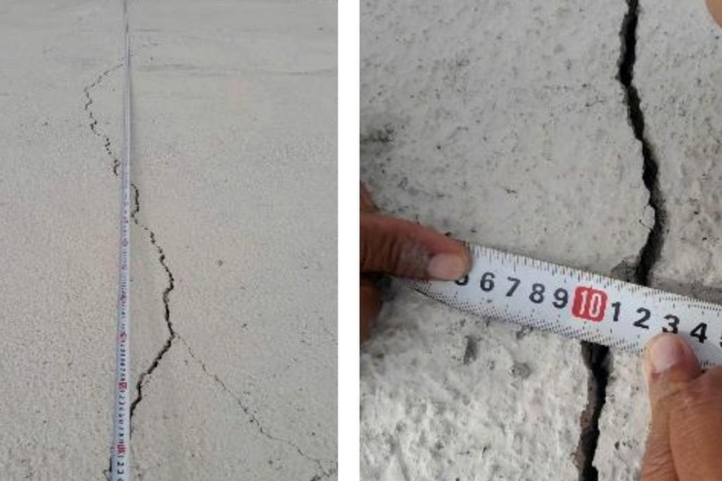 Hồ chứa dung tích 85 triệu m3 vừa khánh thành đã nứt mặt đập, thấm nước - 1 Hồ chứa dung tích 85 triệu m3 vừa khánh thành đã nứt mặt đập, thấm nước - 1