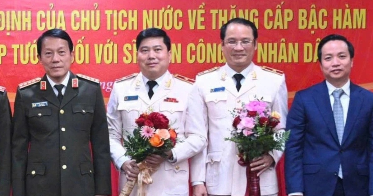 Giám đốc Công an tỉnh Quảng Ngãi được thăng hàm Thiếu tướng