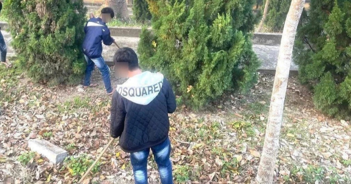 28 “quái xế” ở Lào Cai bị xử phạt, dọn dẹp nghĩa trang