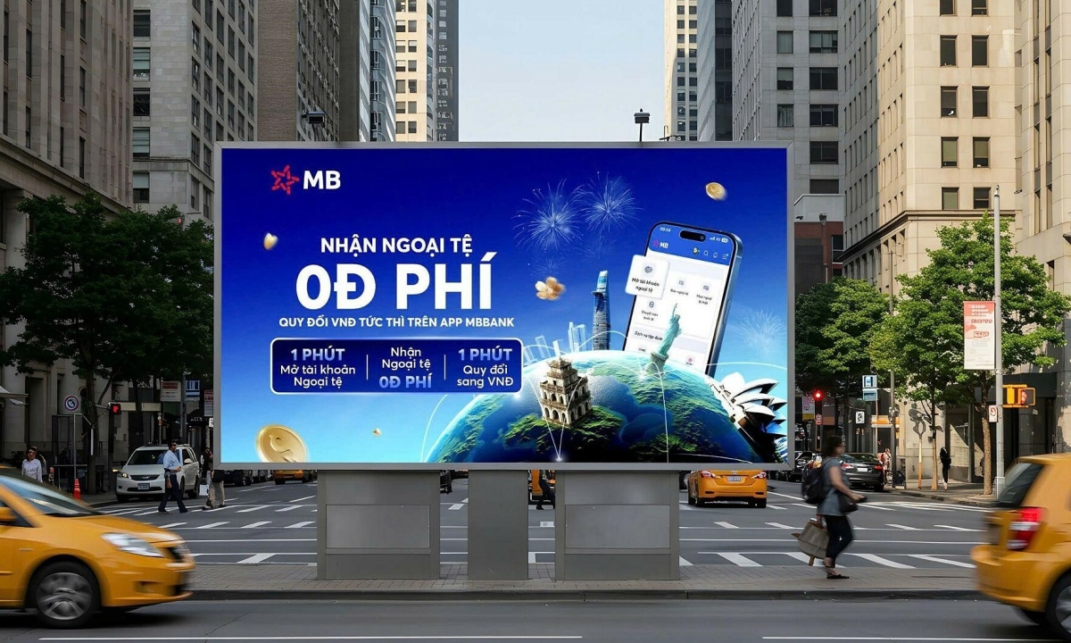 MB ưu đãi ‘0 đồng’ phí nhận ngoại tệ dịp Tết
