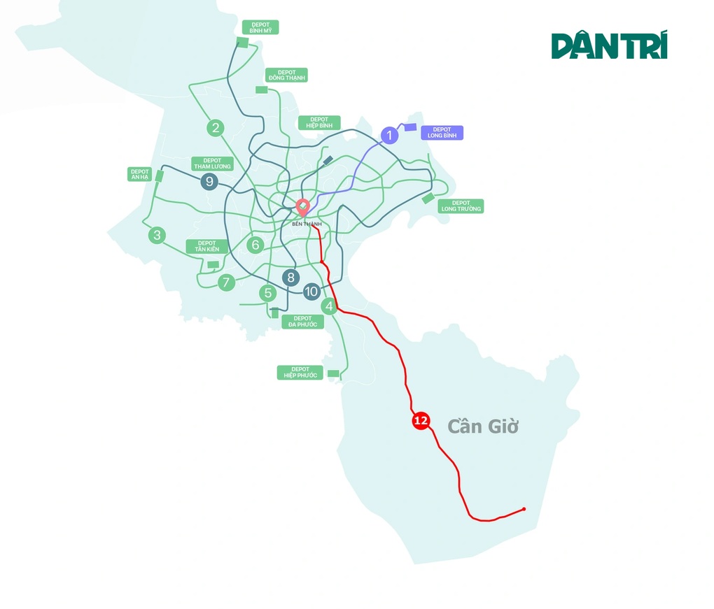 TPHCM thống nhất chủ trương đầu tư đường sắt Bến Thành - Cần Giờ - 1 TPHCM thống nhất chủ trương đầu tư đường sắt Bến Thành - Cần Giờ - 1
