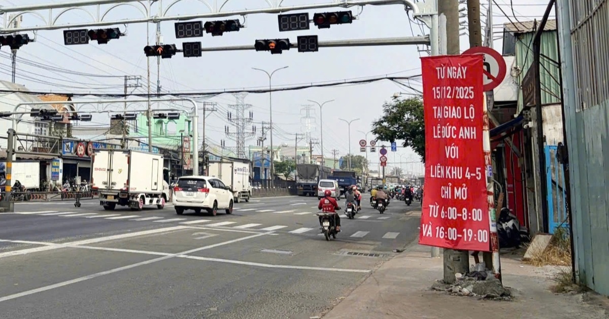 Nới rộng khung giờ mở giao lộ ở TPHCM