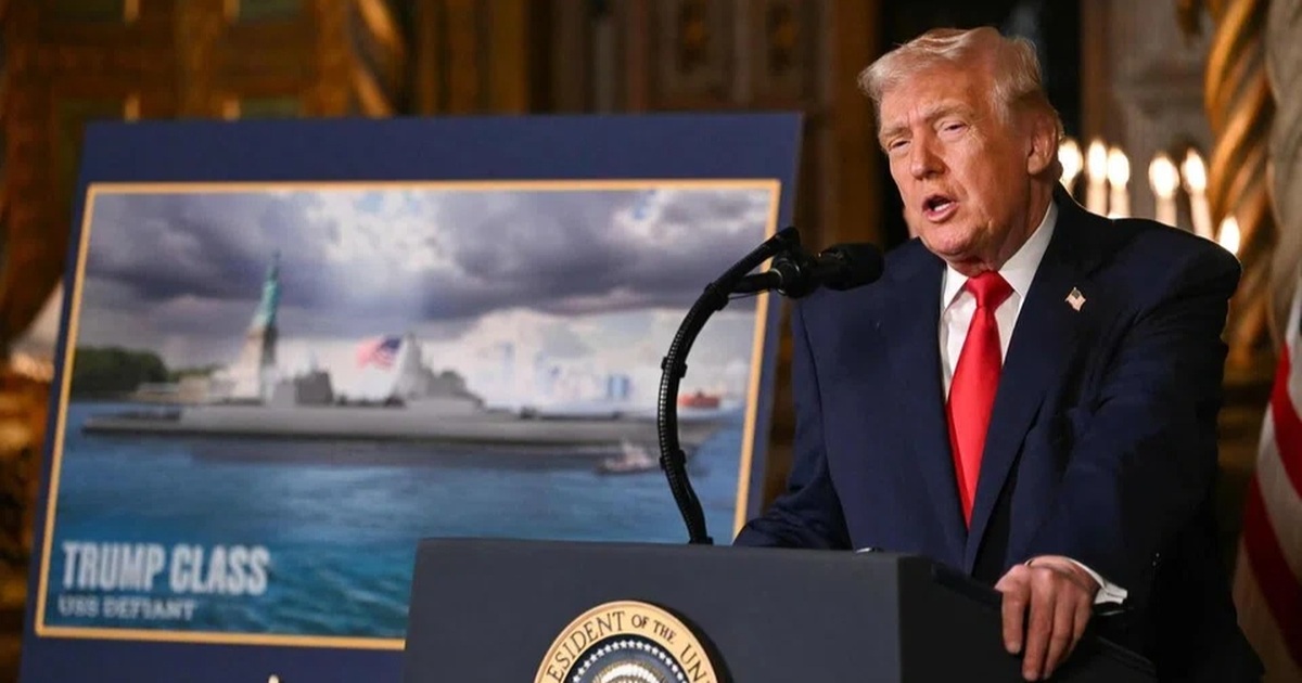 Mỹ hé lộ tàu chiến lớp Trump trong “Hạm đội Vàng”