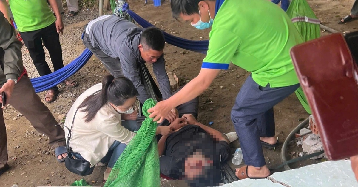 Nằm võng chờ thi sát hạch lái xe ở Lâm Đồng, một người bị tường đè tử vong