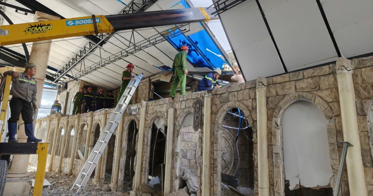 Sập tường trong công trình xây dựng ở Đà Lạt, một công nhân tử vong