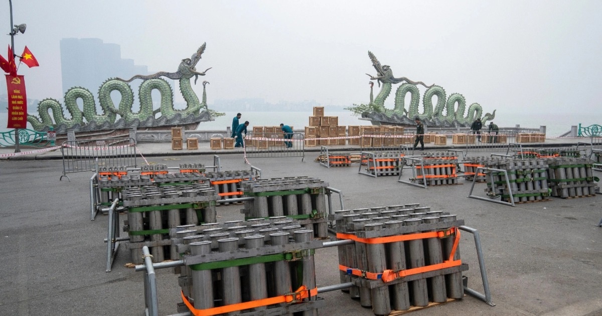 Trận địa pháo hoa Hà Nội sẵn sàng tỏa sáng đêm giao thừa