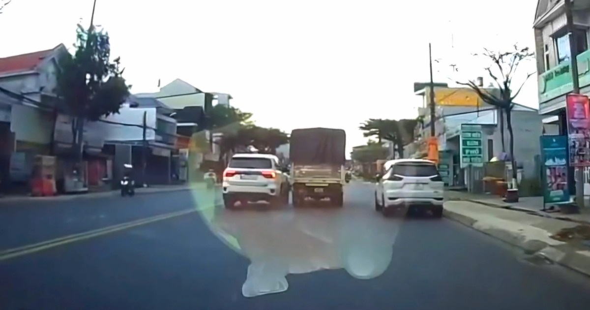 Cảnh sát truy tìm tài xế lái ô tô tải “đại náo” trên đường ở Lâm Đồng