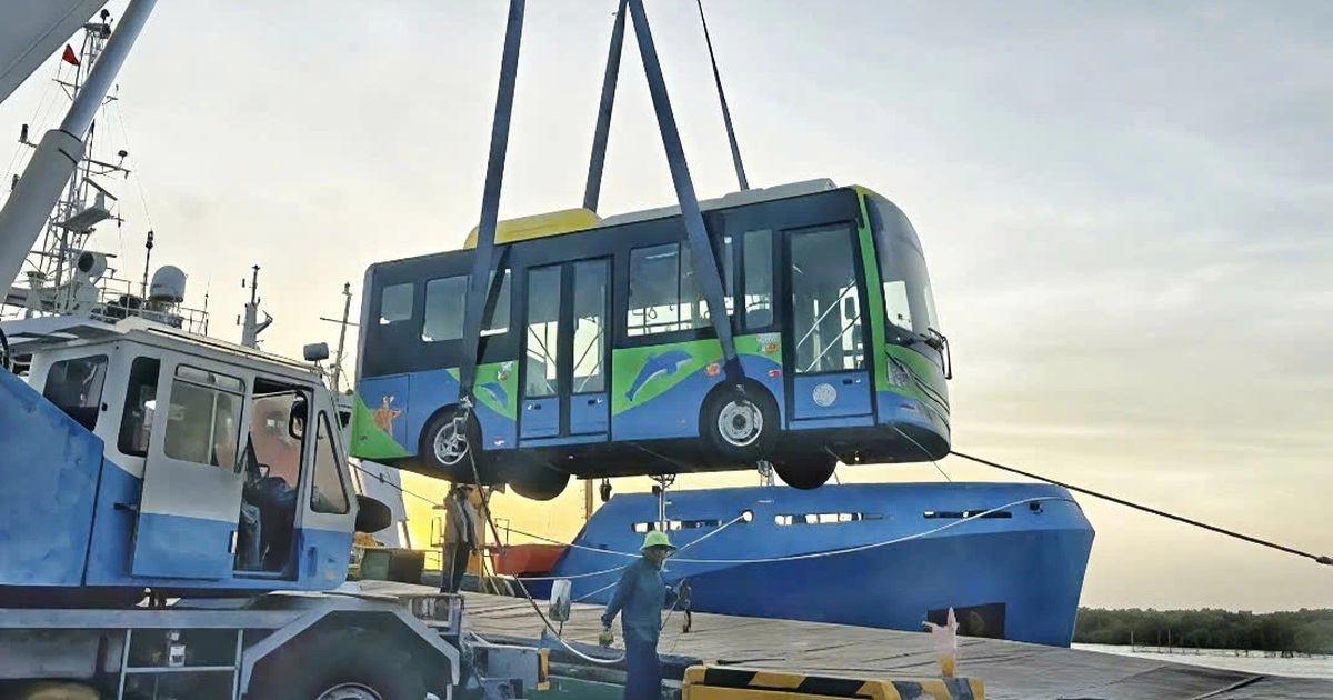 Vận chuyển xe buýt điện ra Côn Đảo, sẵn sàng khai trương vào 25/12