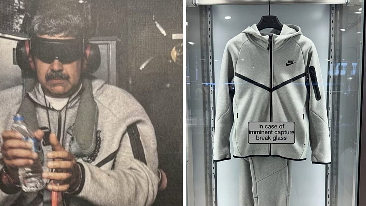 Just Coup It: Nicolás Maduro’s Nike sweatsuit becomes unexpected viral sensation
