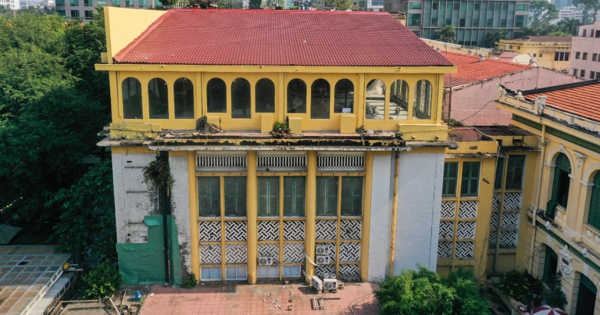 Hiện trạng tòa nhà 125 Hai Bà Trưng trong vùng lõi di sản TPHCM