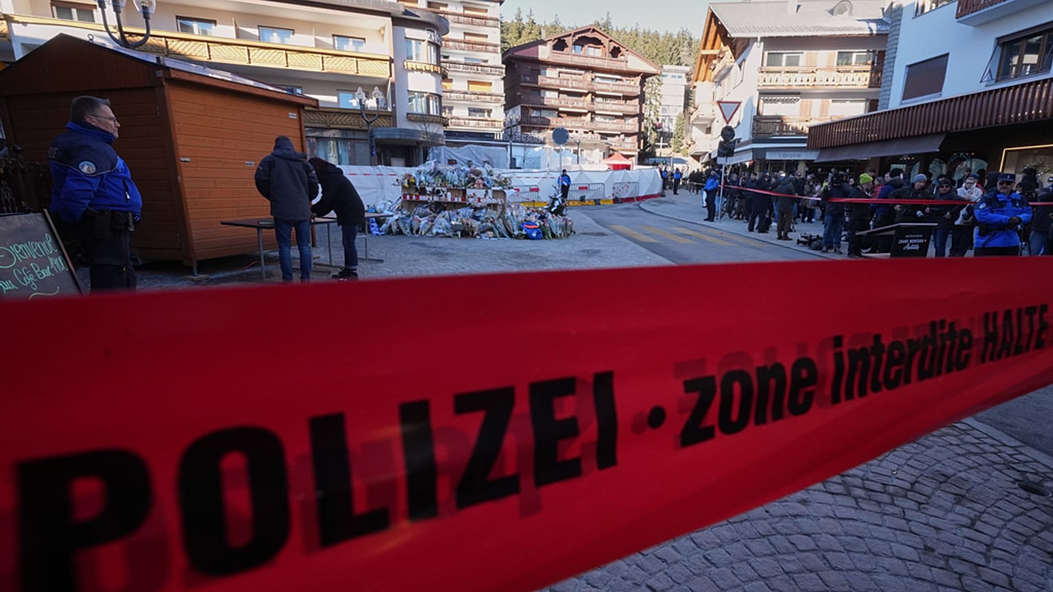 FILE: Police seal off the Le Constellation bar in Crans-Montana, Swiss Alps, 3 January 2026