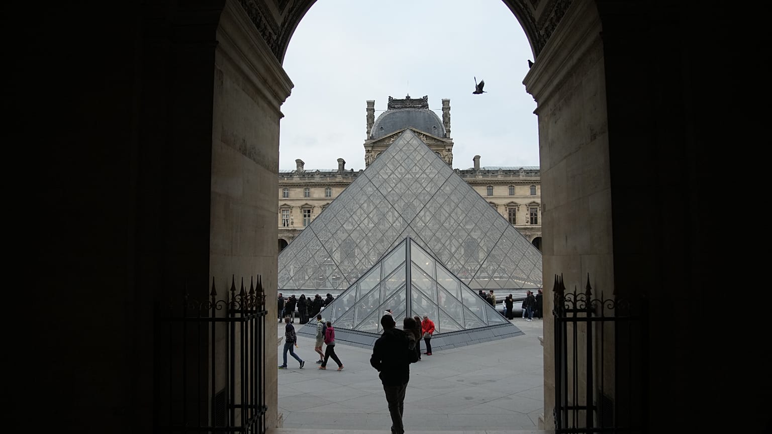 The entrance to the Louvre Museum, Wednesday 17 December 2025 in Paris (AP Photo/Christophe Ena)