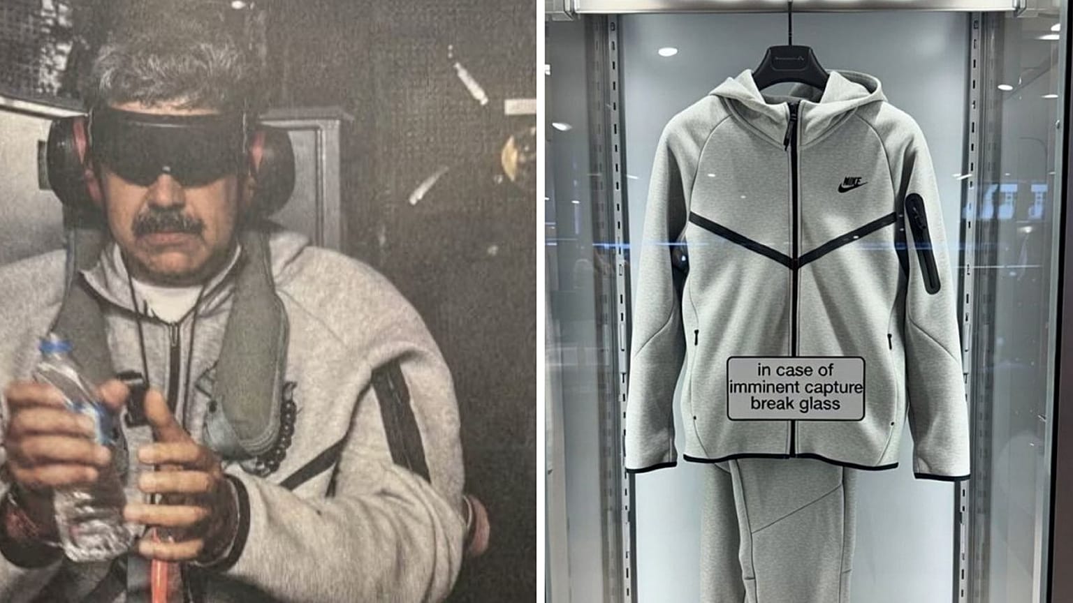 Just Coup It: Nicolás Maduro’s Nike sweatsuit becomes unexpected viral sensation