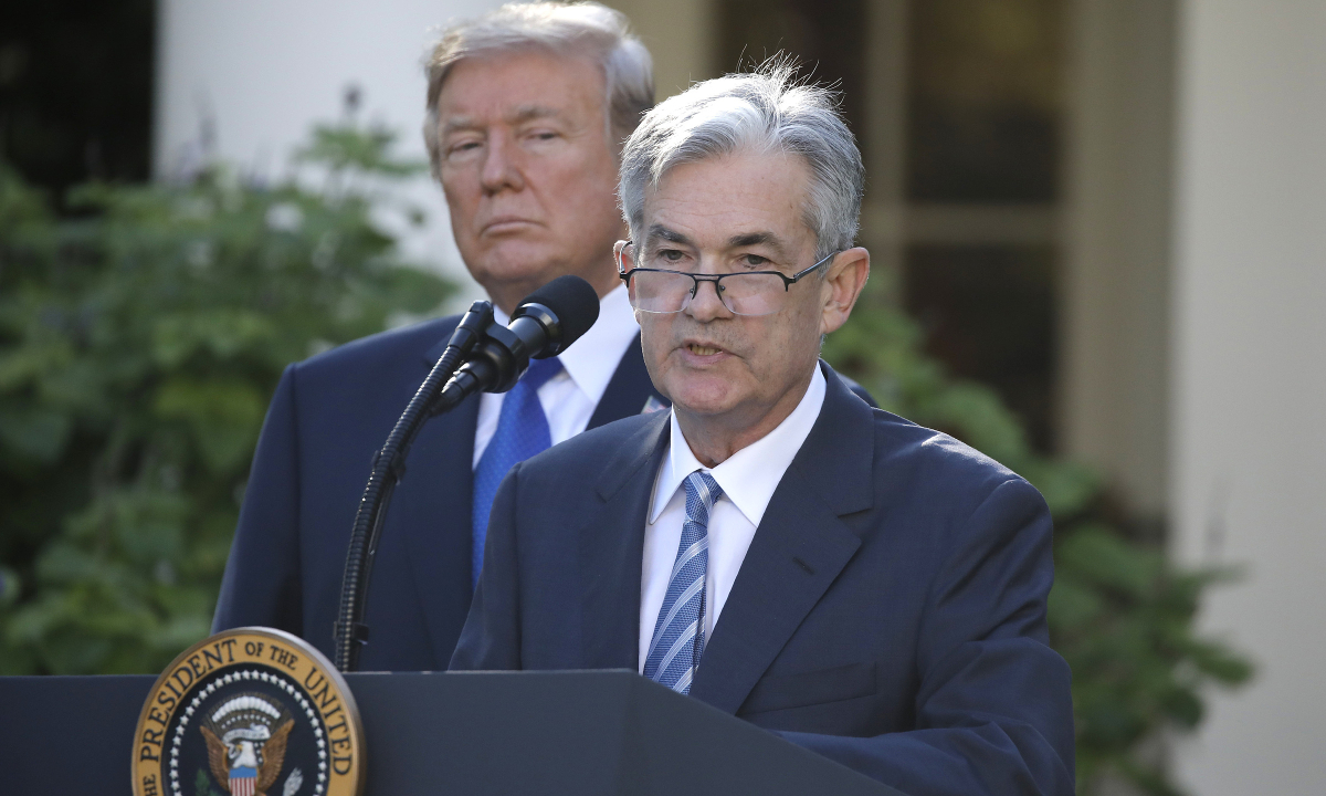 Ông Trump chê Chủ tịch Fed ‘không có năng lực’