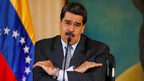 480x270_cmsv2_09f175c6-5122-5ae3-9ee0-aac68d0be471-9602705 FILE - In this 30 Sept. 2019, file photo, Venezuela's President Nicolas Maduro speaks during a press conference at the Foreign Ministry in Caracas, Venezuela.