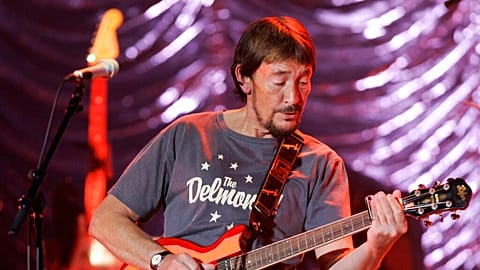 FILE: British rock musician Chris Rea during his first German tour of "The Return of the Fabulous Bluenotes" in Munich, 2008