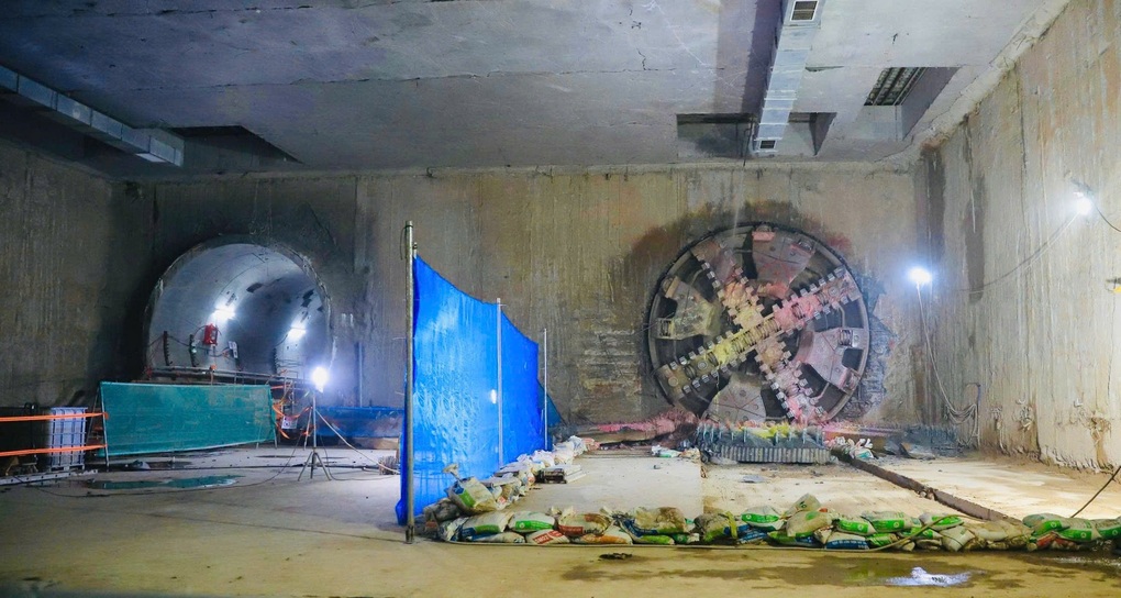 Máy đào hầm Táo bạo metro Nhổn - ga Hà Nội chỉ còn cách đích hơn 500m - 1 Máy đào hầm Táo bạo metro Nhổn - ga Hà Nội chỉ còn cách đích hơn 500m - 1