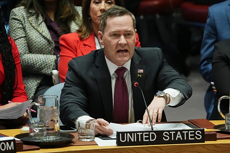 808x539_cmsv2_122bd44e-518c-5462-a468-5b296fa94218-9603212 United States' Ambassador to the United Nations Michael Waltz addresses the Security Council Monday, Jan. 5, 2026 at UN headquarters