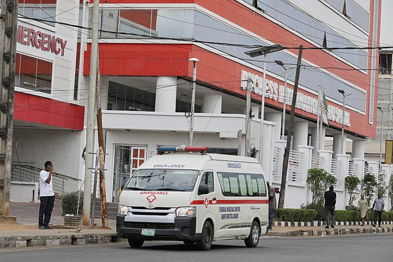 An exterior view of the Duchess International Hospital in Ikeja, 30 December, 2025