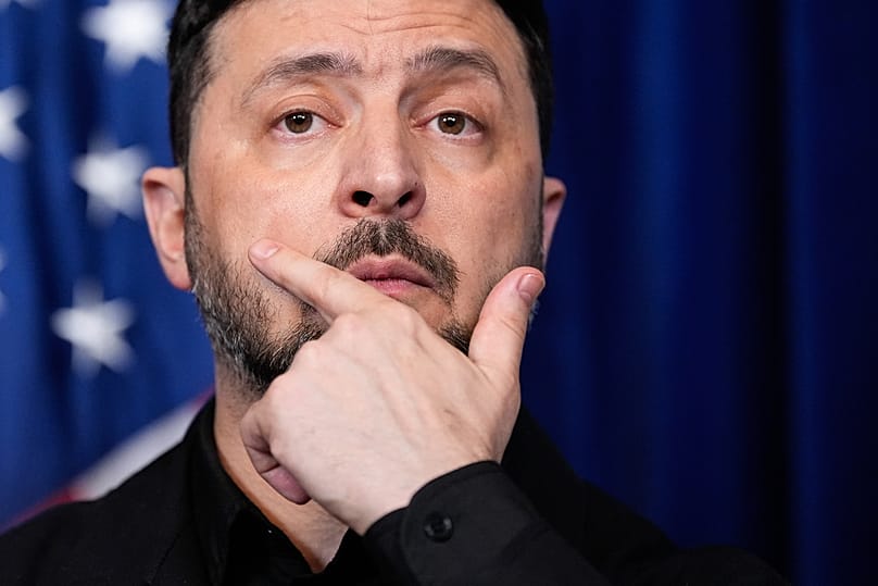 808x539_cmsv2_d10b43d8-d927-5b7e-b6c6-72eb49d494bc-9600186 Volodymyr Zelenskyy speaks during a joint news conference with Donald Trump following a meeting at Trump's Mar-a-Lago club, Sunday, Dec. 28, 2025, in Palm Beach, Florida