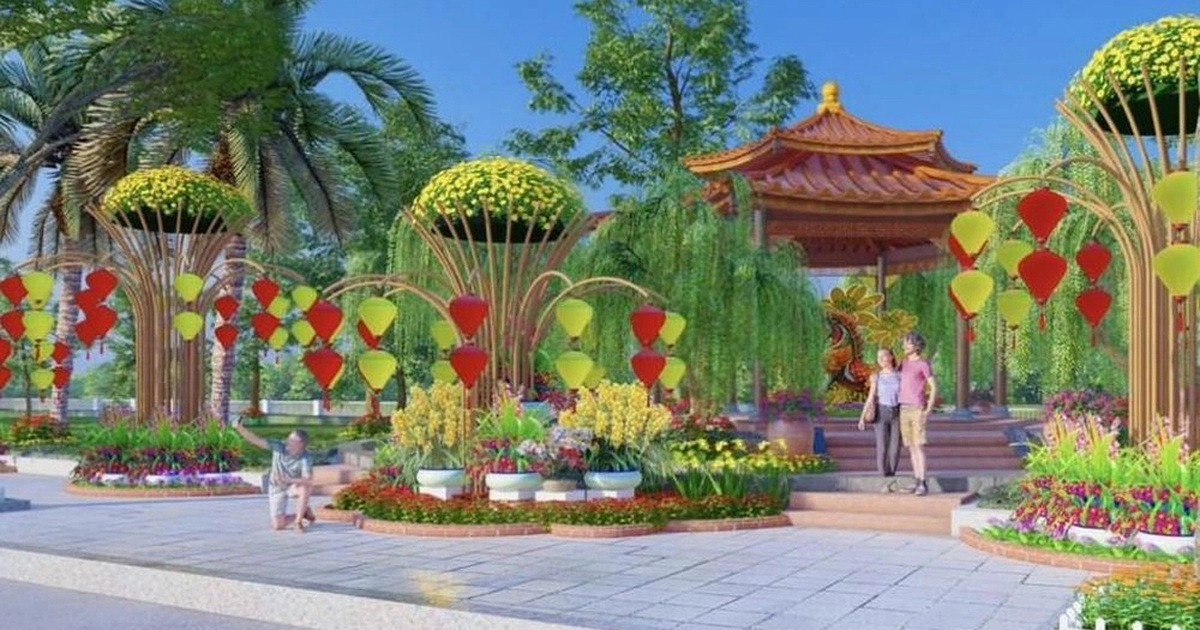 Chi hơn 6 tỷ đồng làm đường hoa Tết dọc sông Đồng Nai