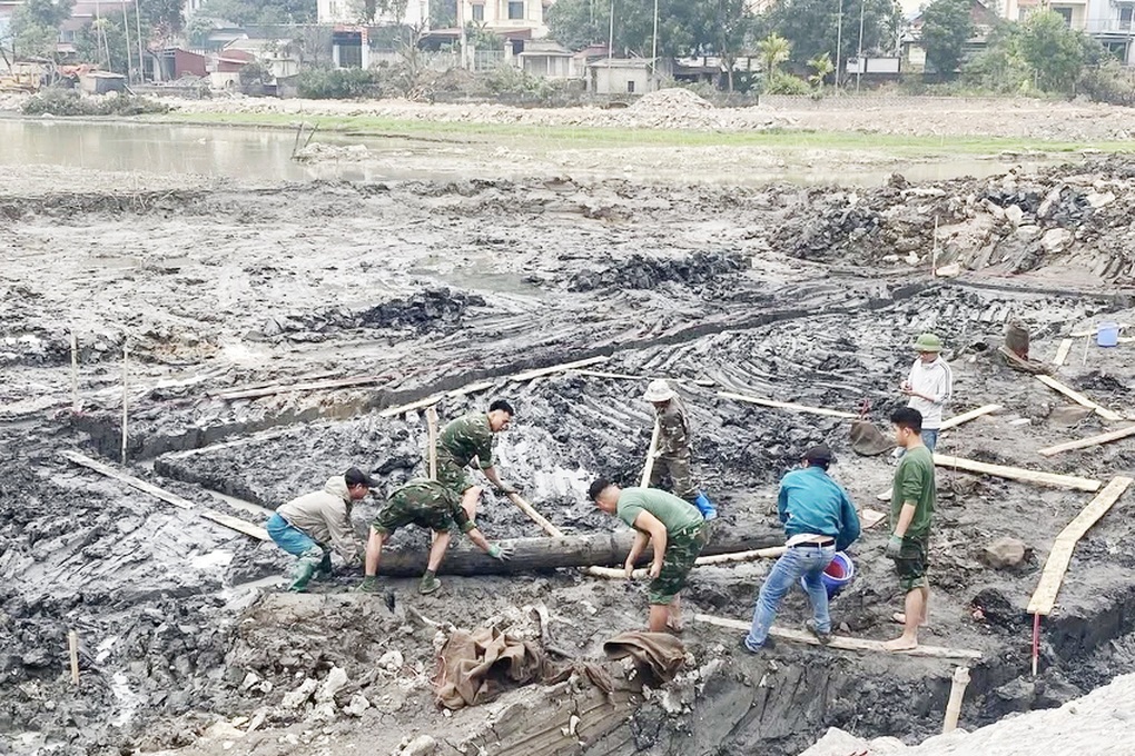 Phát hiện các cọc gỗ nghi là hệ thống phòng thủ chiến lược thời nhà Trần - 1