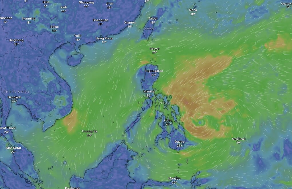 Bão Nokaen không có khả năng đi vào Biển Đông - 1