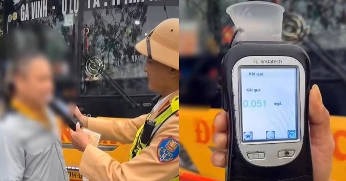 Phát hiện hai tài xế xe buýt vi phạm nồng độ cồn dịp Tết Dương lịch