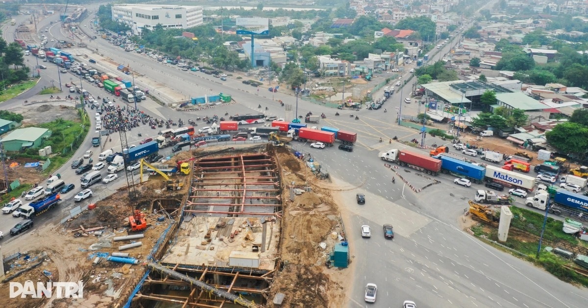 Hầm chui lớn nhất nút giao An Phú ở TPHCM thông xe cuối tháng 1
