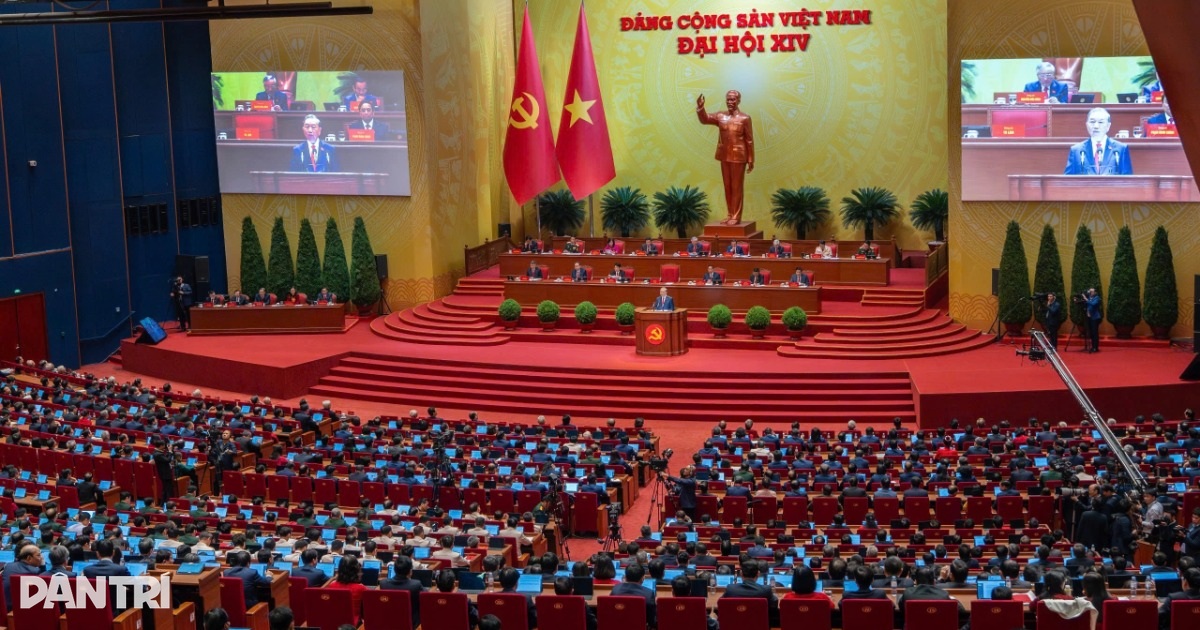 Toàn cảnh phiên khai mạc Đại hội XIV của Đảng