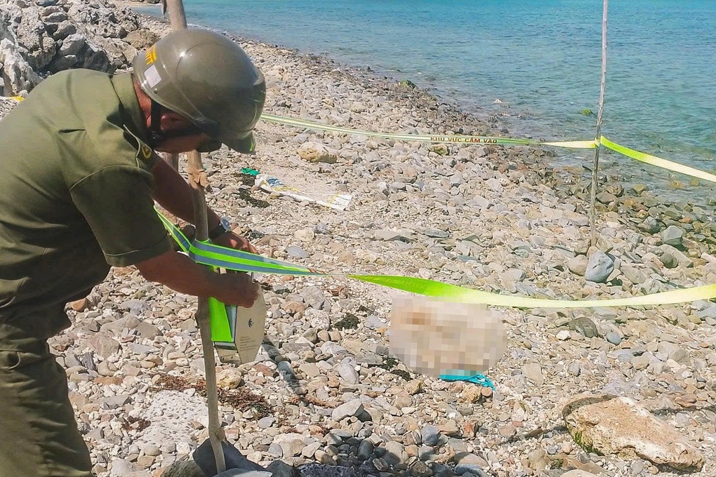 Phát hiện đoạn chân người trôi dạt vào bờ biển - 1