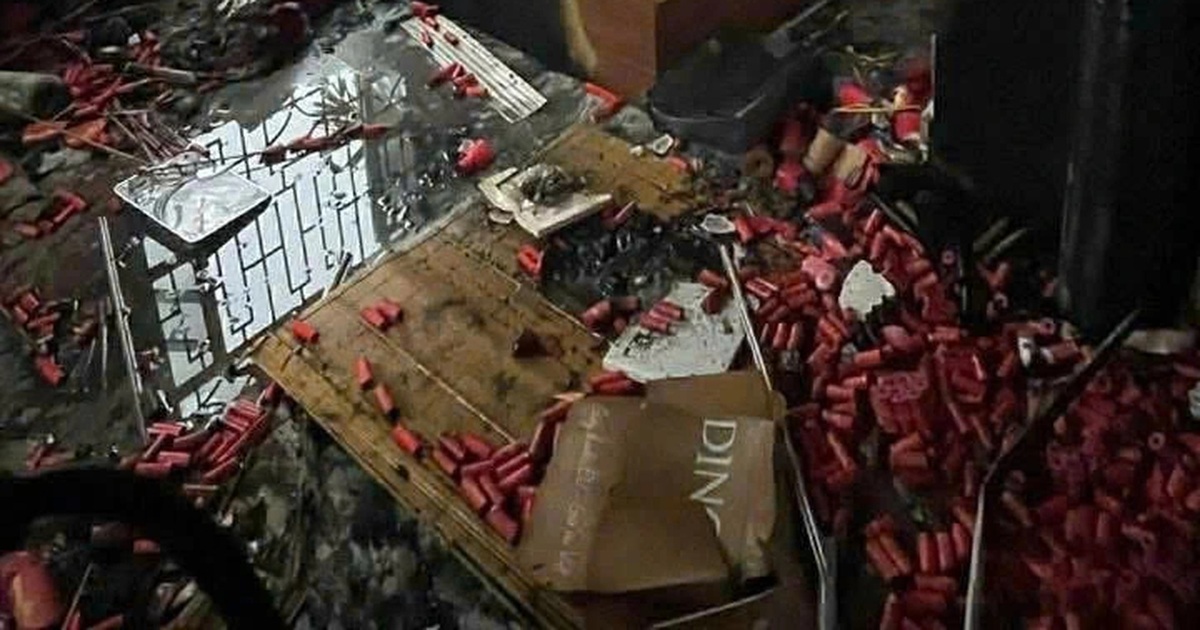 Vụ cháy 3 người thương vong ở Hà Nội: Nhiều xác pháo tại hiện trường