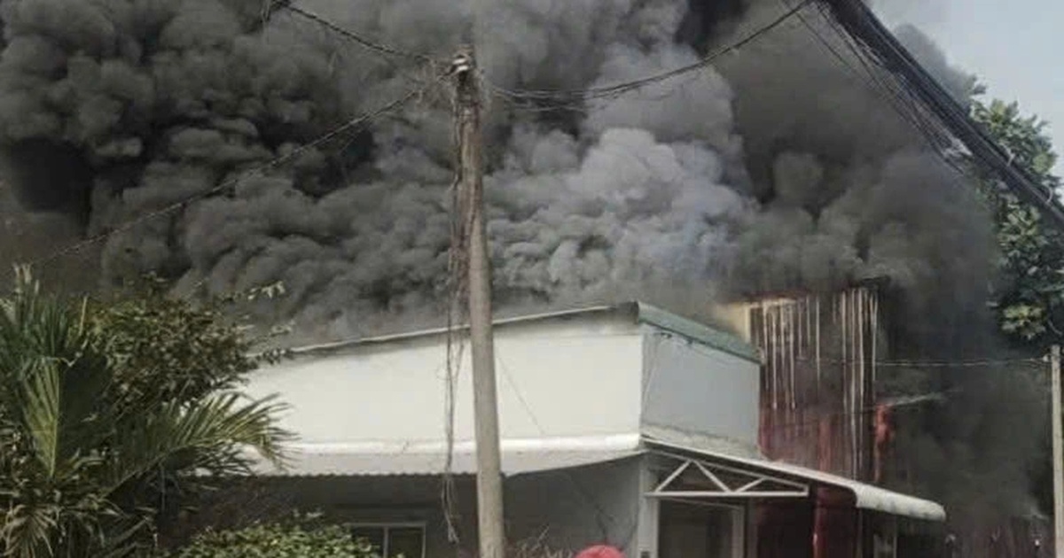 Cháy nhà ở TPHCM, khói đen bao trùm khu vực