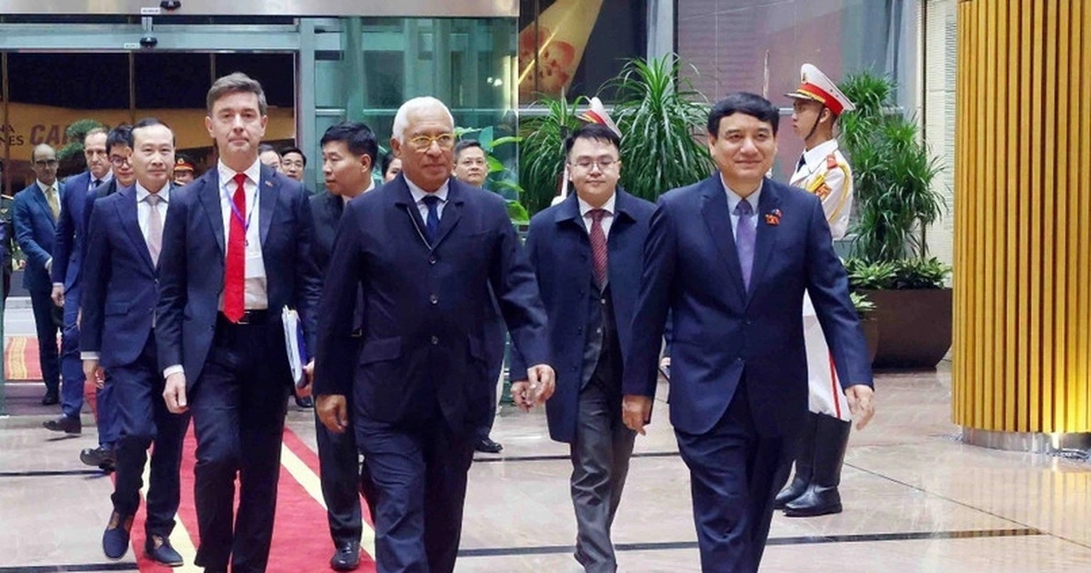 Chủ tịch Hội đồng châu Âu António Costa bắt đầu thăm chính thức Việt Nam