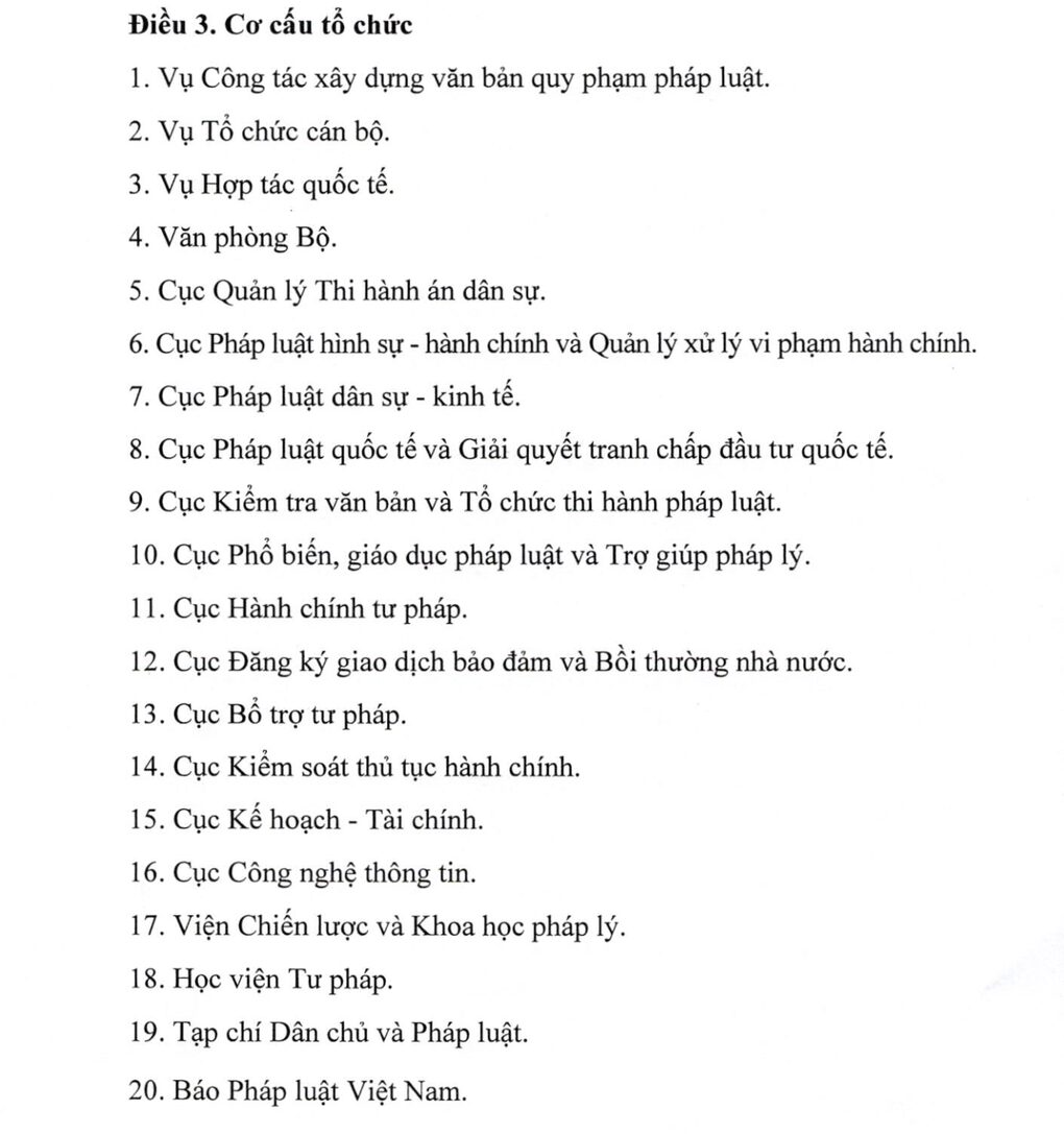 Bộ Tư pháp có thêm nhiệm vụ kiểm soát thủ tục hành chính - 2